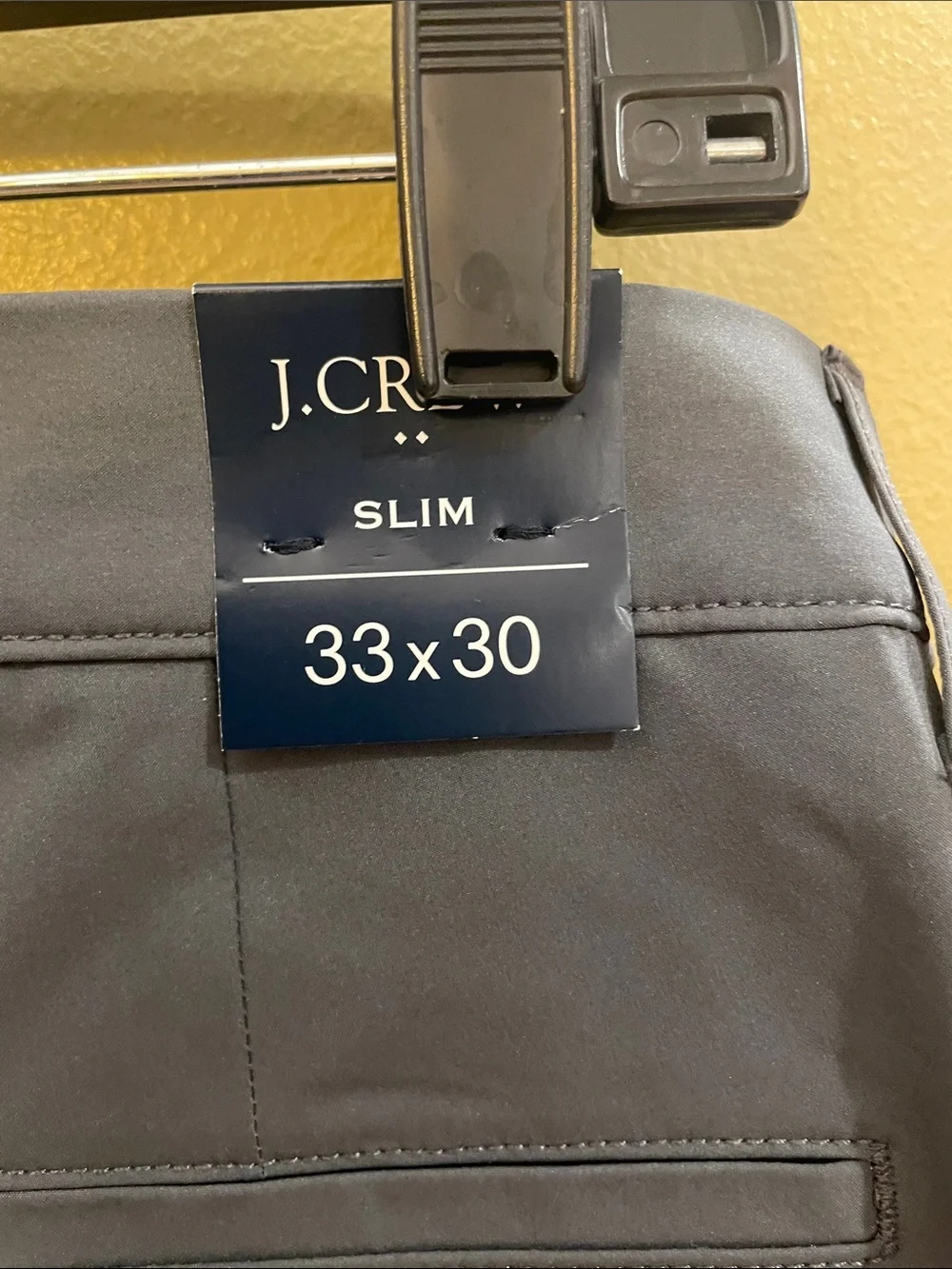 NWT J. Crew Men's Slate Gray Tech Pants